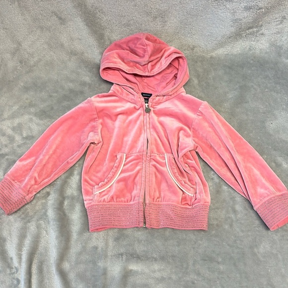GAP - long sleeve hooded Velour Hoodie/sweater. Size 3 - Picture 1 of 6